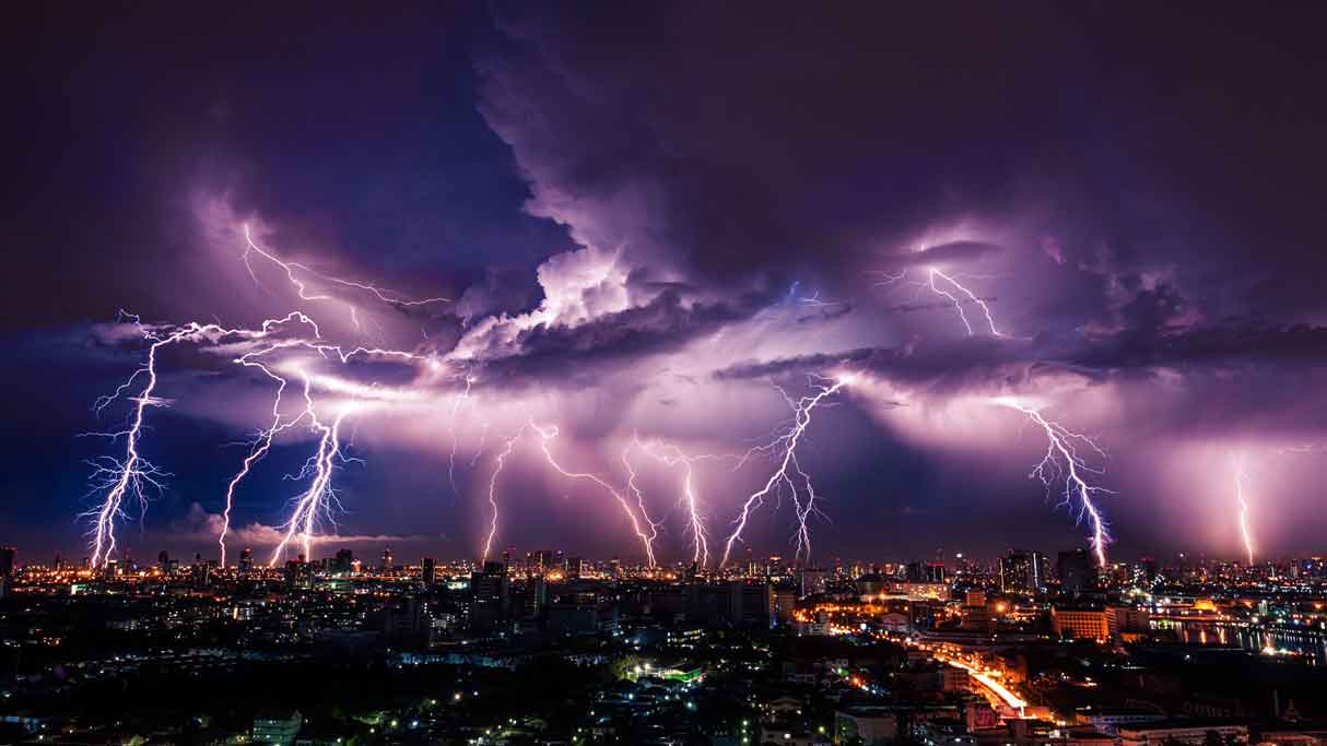 lightning storm